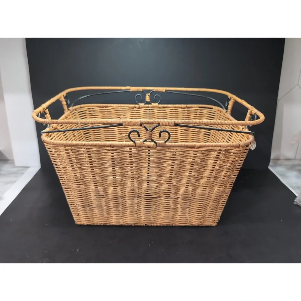 Princess House Casual Home Large Storage Basket, BASTLG, Home Decor Organization